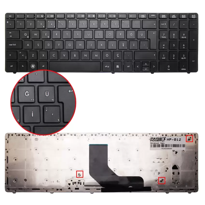 Notebook Klavye HP-012
