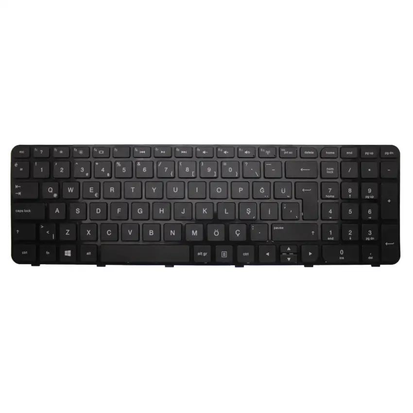 HP MP-11M83US-920W, C9M12PAAB2 Notebook Klavye (Siyah TR)