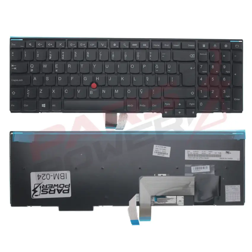 Lenovo Thinkpad 04Y2348, 04Y2387 Notebook Klavye (Siyah TR)