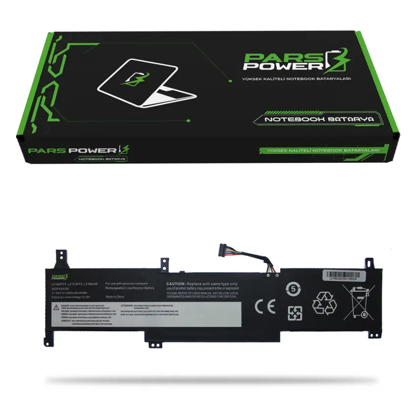 Lenovo IdeaPad 3 82RK00HPTX Batarya - Pil (Pars Power)
