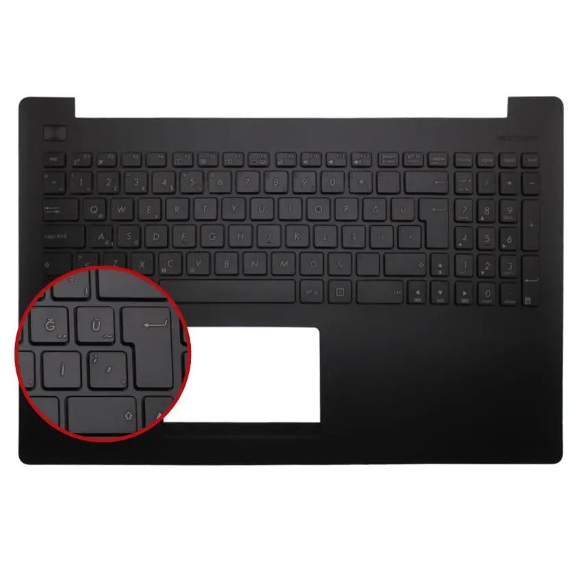 Asus X553, X553M, K553M, F553M Üst Kasalı Klavye (Siyah TR)