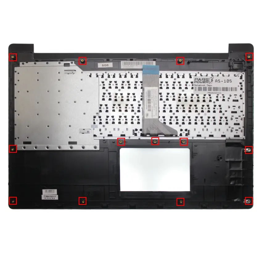 Asus X553, X553M, K553M, F553M Üst Kasalı Klavye (Siyah TR)