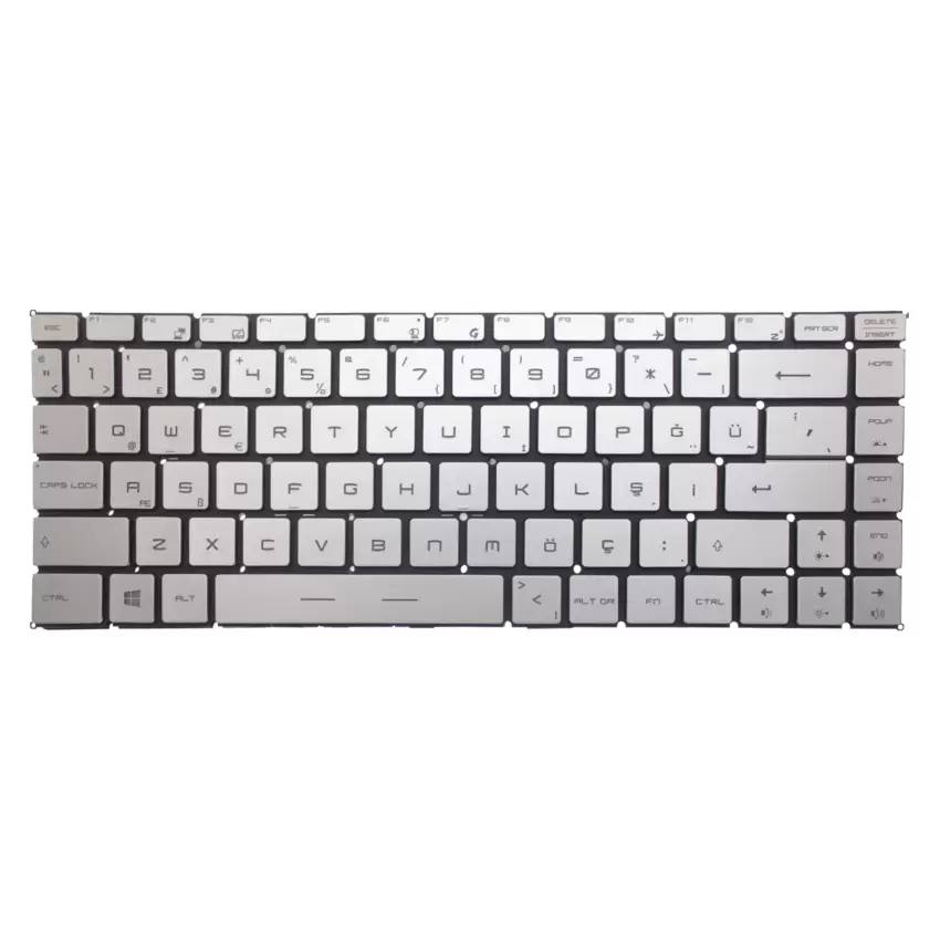Msi 9Z.NEVBN.A0T Klavye Işıklı (Gümüş TR)