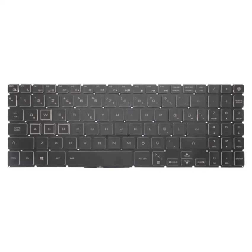 Casper Excalibur G900.8750-ES80R Klavye Işıklı (Siyah TR)