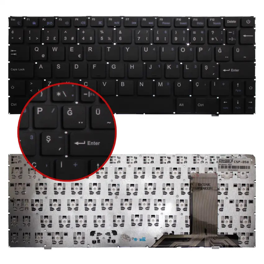 Hometech Alfa 110A Klavye (Siyah TR)