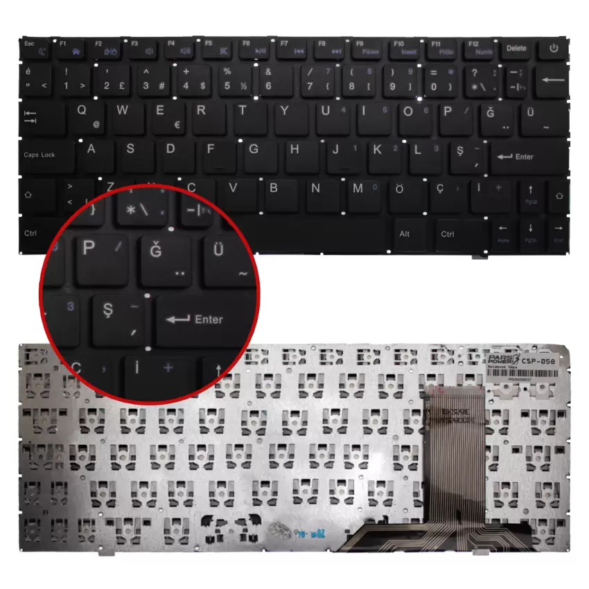 Hometech Alfa 110A Intel Atom Z3735F Klavye (Siyah TR)