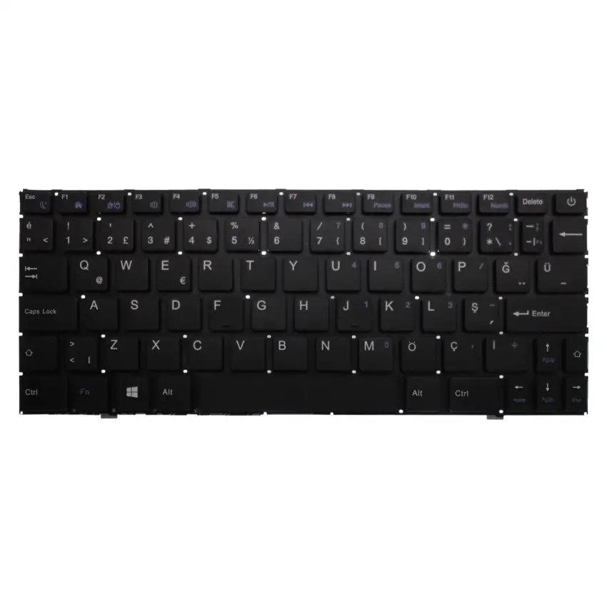 Hometech Alfa 110A Intel Atom Z3735F Klavye (Siyah TR)