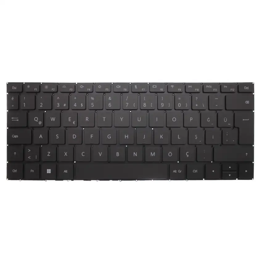 Huawei MateBook H96 AMD Klavye Işıklı (Siyah TR)