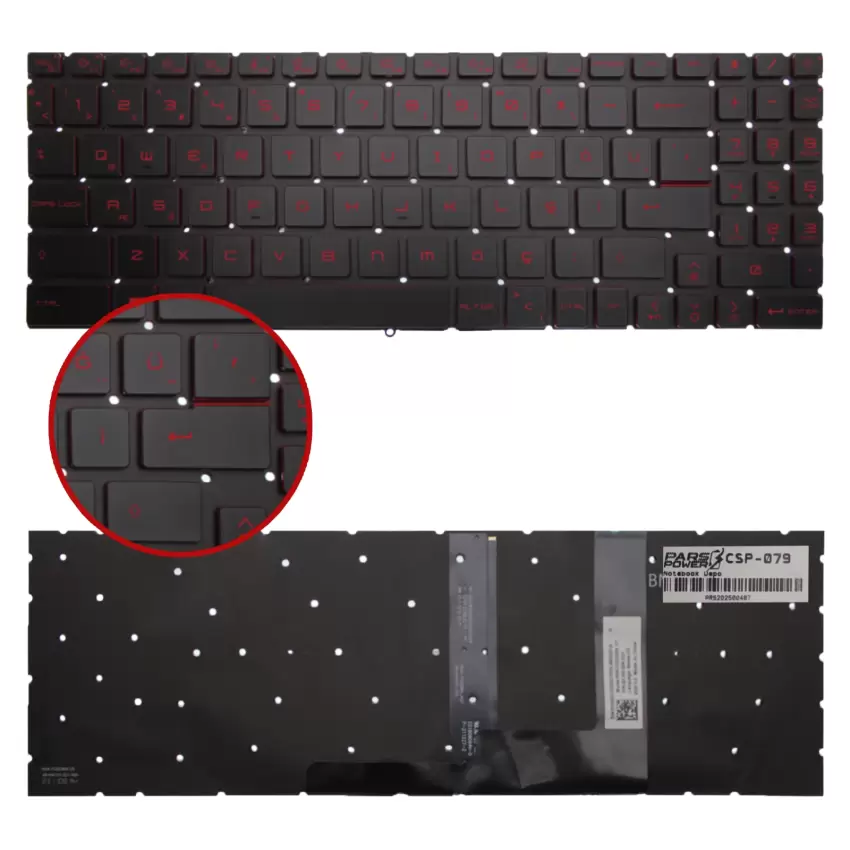 MSI CSP-079 Klavye Işıklı (Siyah TR)