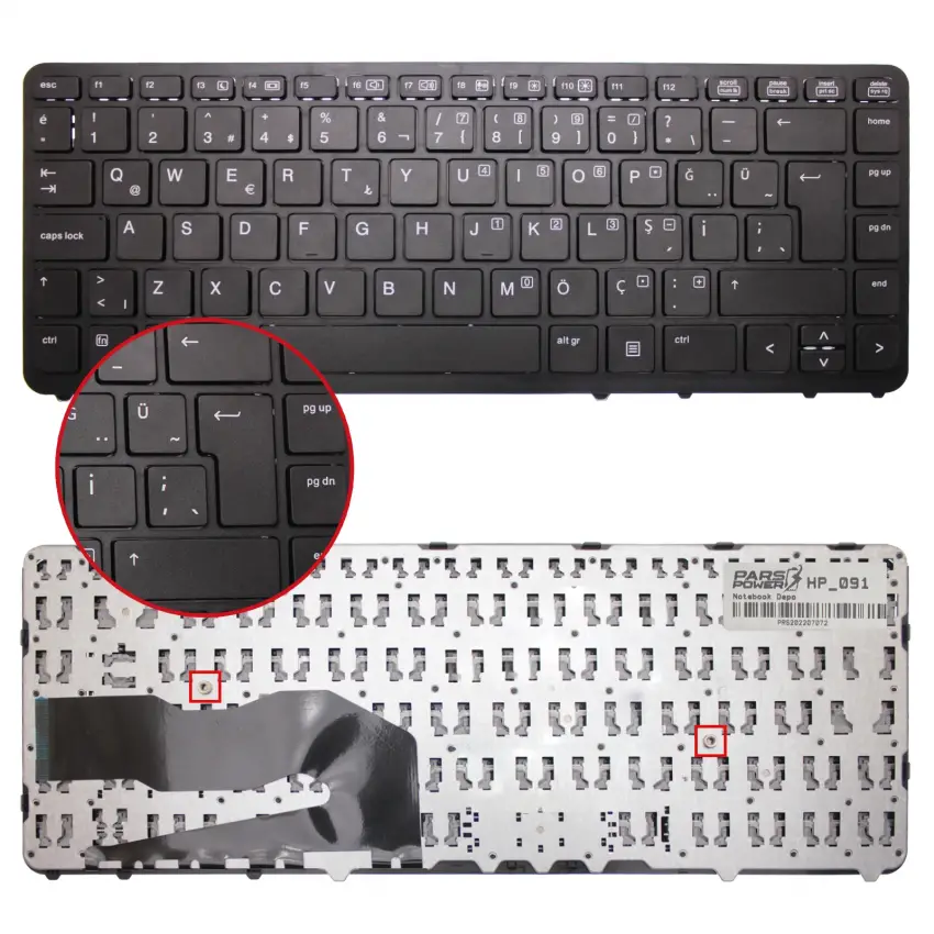 HP 9Z.N9JUV.101, 9Z.N9JUV.10T Notebook Klavye (Siyah TR)