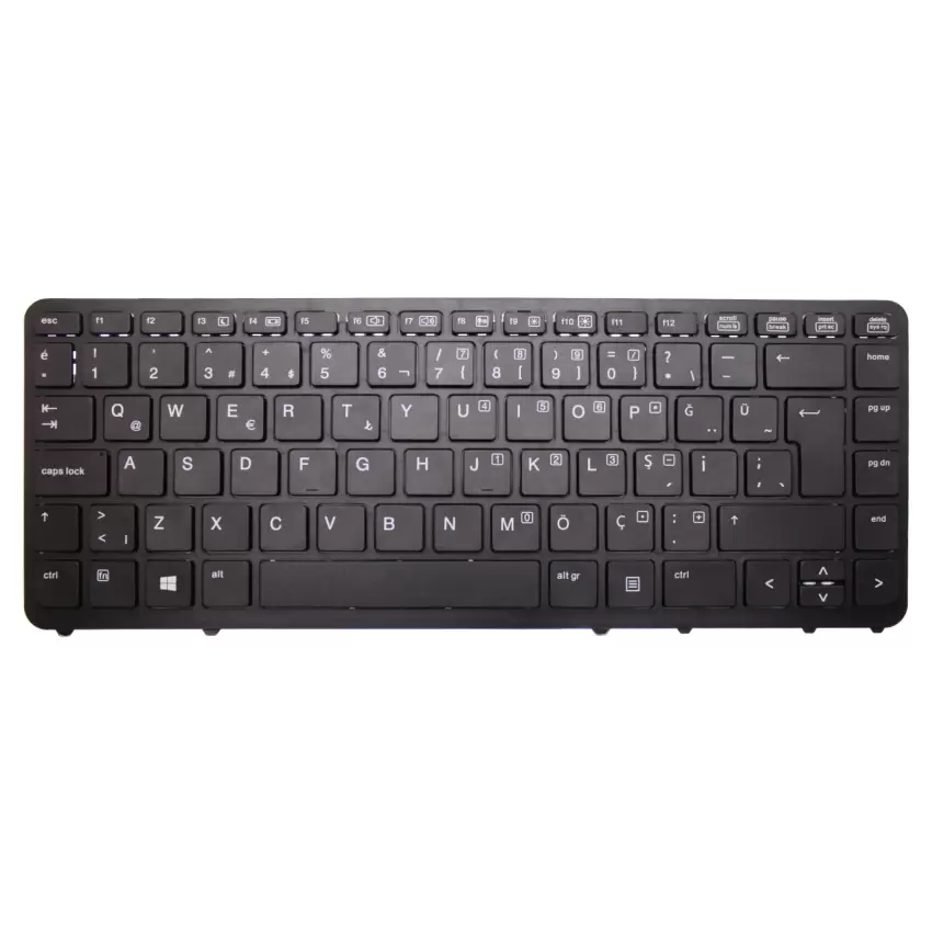 Hp Elitebook 755 G2, 850 G1, 850 G2 Notebook Klavye (Siyah TR)
