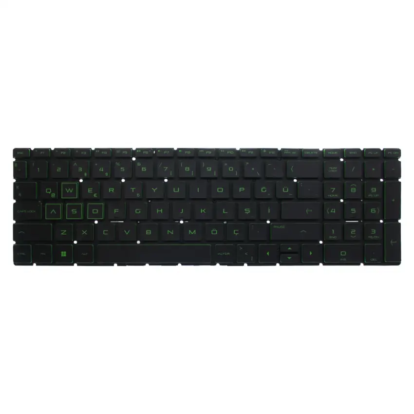 HP 15-dw3045nt (4J0U6EA) Notebook Klavye Işıklı (Siyah TR)
