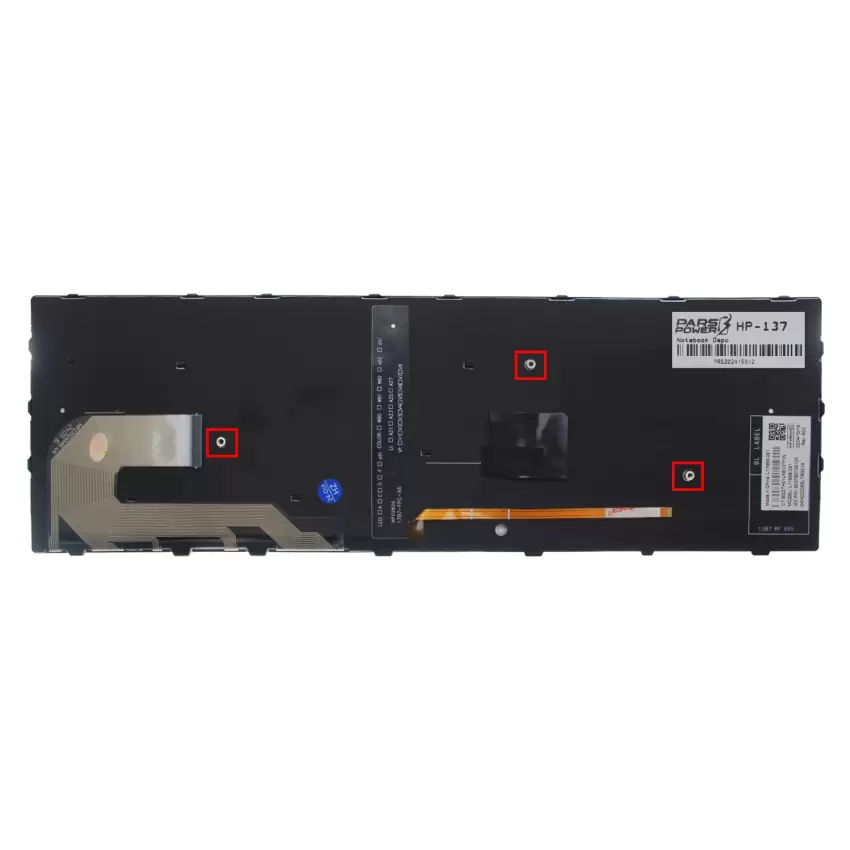 HP EliteBook L11999-001, HPM17B7 Klavye Işıklı (Siyah TR)