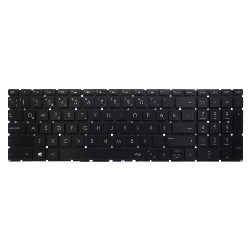 HP 15-dw0009nt (6VS40EA) Notebook Klavye Işıklı (Siyah TR)