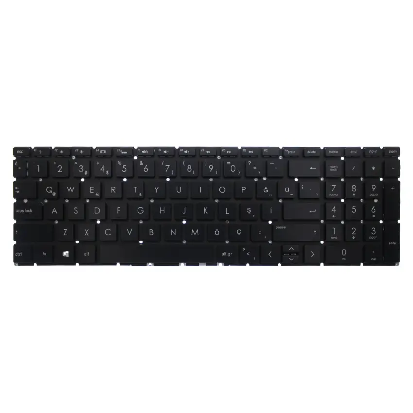 HP Pavilion Gaming 15-dk2085nt (68N60EA) Notebook Klavye Işıklı (Siyah TR)