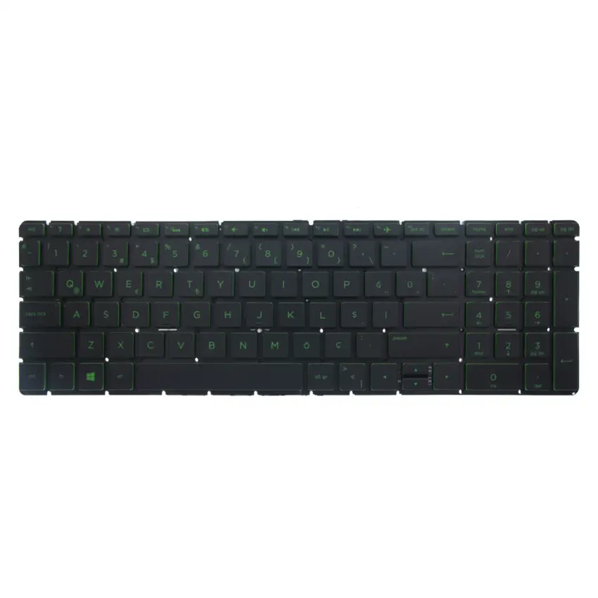 Hp 15-bs, 15-bw, 15-cb, 15-cc, 250 G6, 255 G6 Serisi Notebook Klavye Işıklı (Siyah TR)