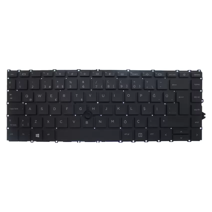 HP EliteBook M07089-001, M07089-001 Klavye Işıklı (Siyah TR)