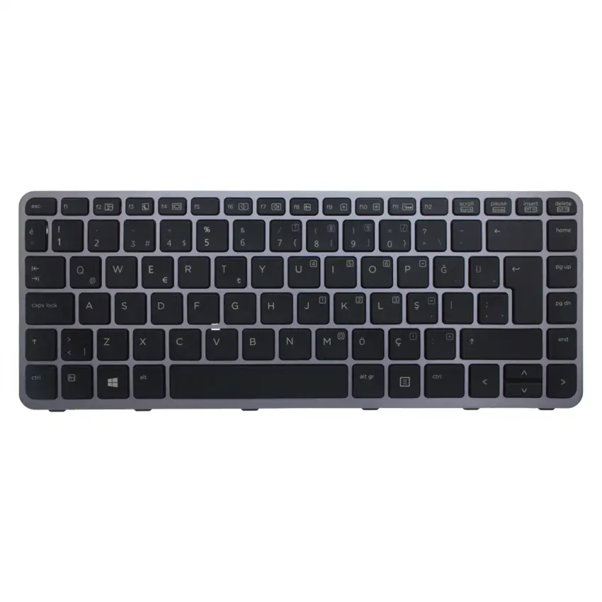 HP EliteBook Folio 90.4LU07.L0T Klavye Işıklı (Siyah TR)