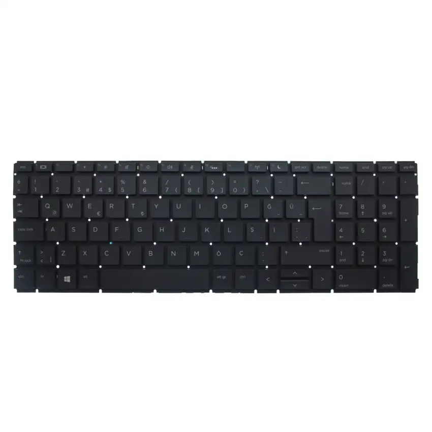 HP ProBook L45090-001, L45090-141 Klavye Işıklı (Siyah TR)