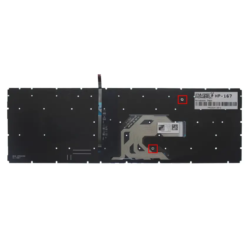 HP ProBook L45090-001, L45090-141 Klavye Işıklı (Siyah TR)