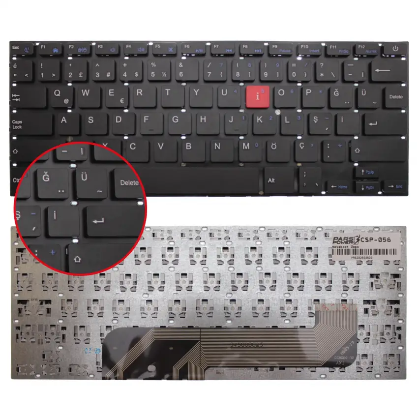 Hometech N1401A 14-232B Klavye (Siyah TR)