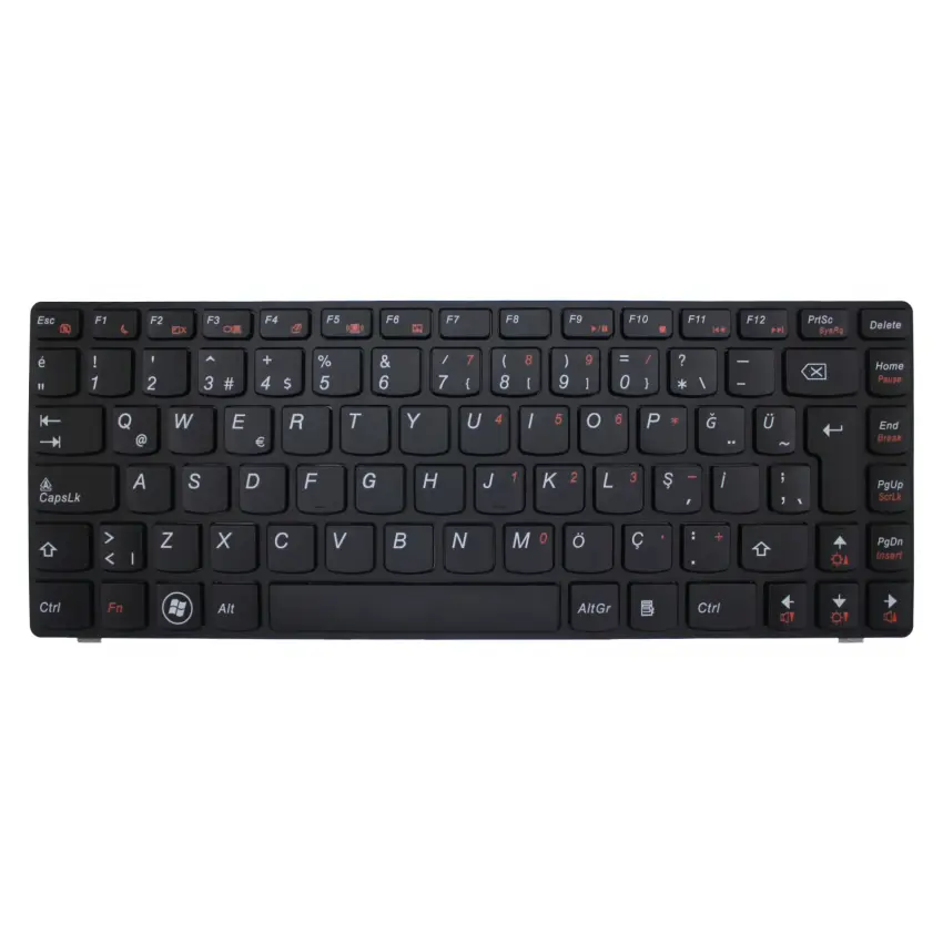 Lenovo ideaPad Z485 Notebook Klavye (Siyah TR)