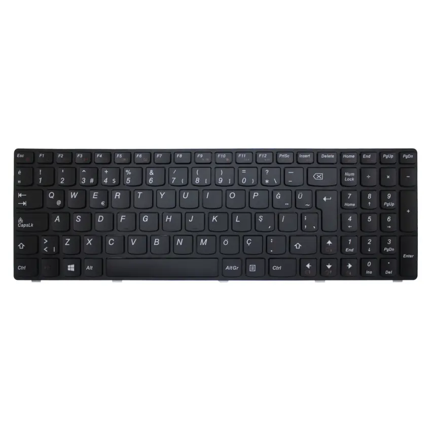 Lenovo G570 Notebook Klavye (Siyah TR)