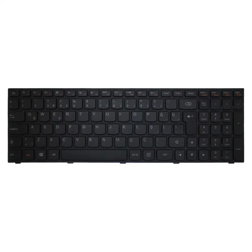 Lenovo Z5170 80K601EJTX Notebook Klavye (Siyah TR)
