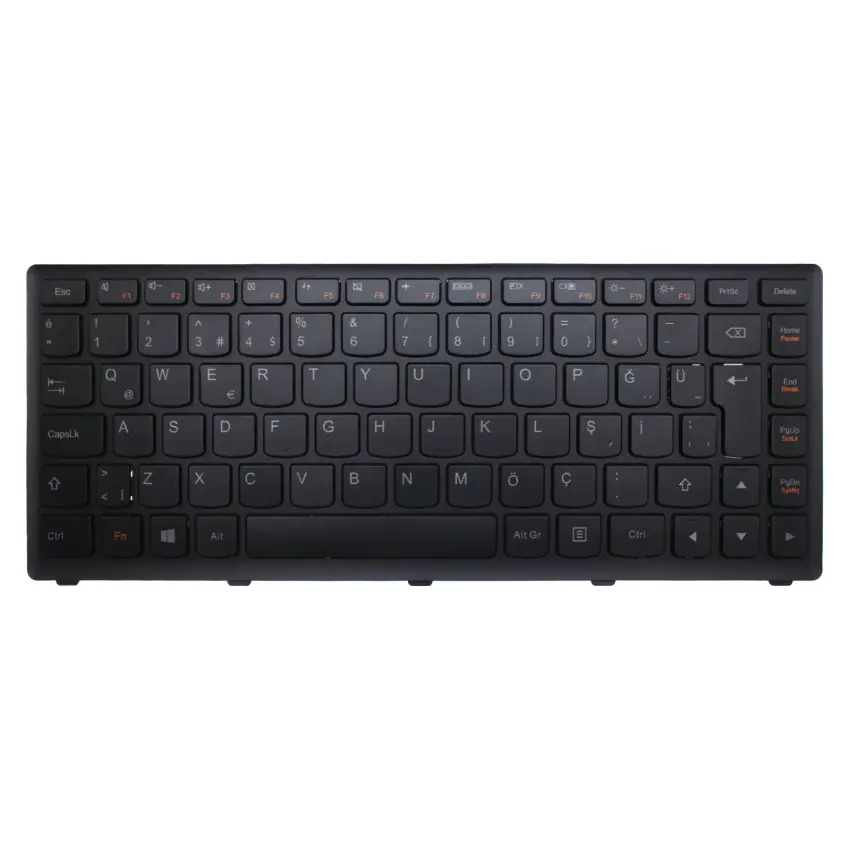 Lenovo ideaPad MP-11K9TQ-6865W Uyumlu Notebook Klavye (Siyah TR)
