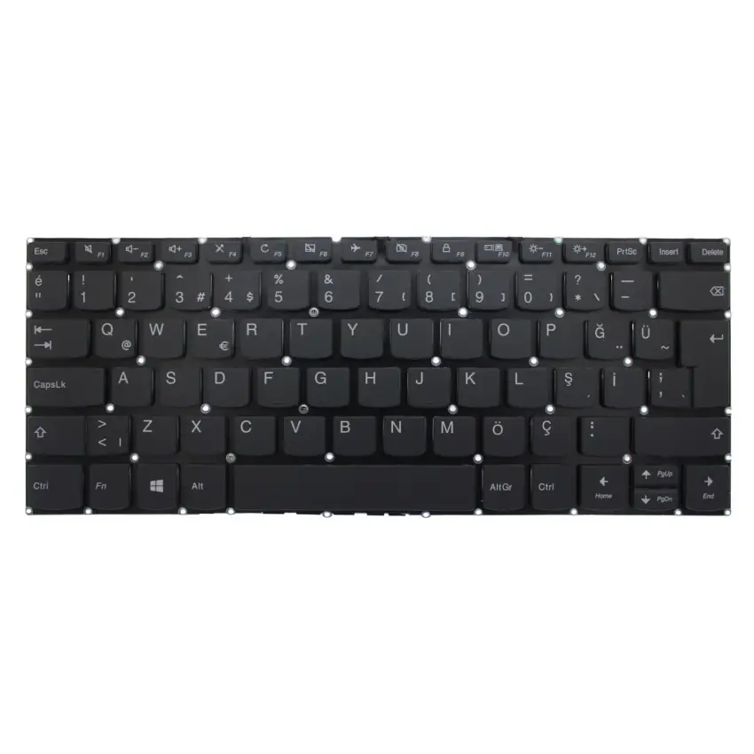 Lenovo Yoga 520-14IKB 80X80170TX Notebook Klavye (Siyah TR)
