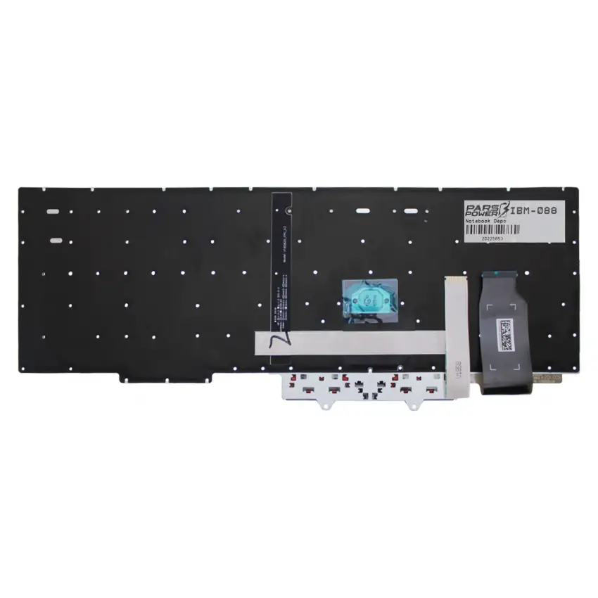 Lenovo ThinkPad E15 Gen2 Type 20TD, 20TE Klavye Işıklı (Siyah TR)