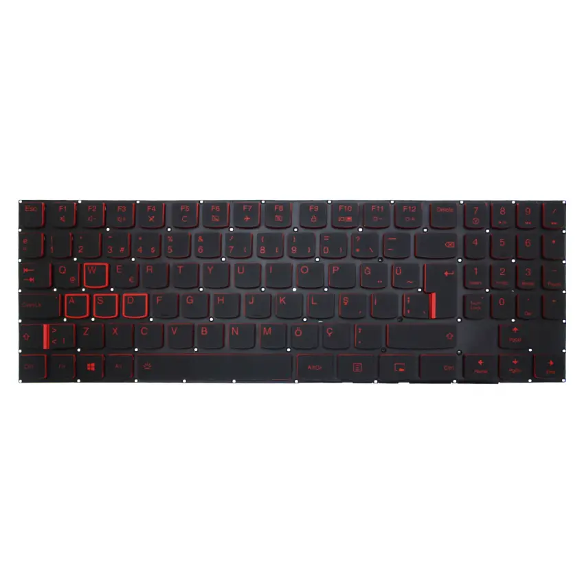 Lenovo Legion Y540-15IRH 81SX00R2TX Klavye Işıklı (Siyah TR)