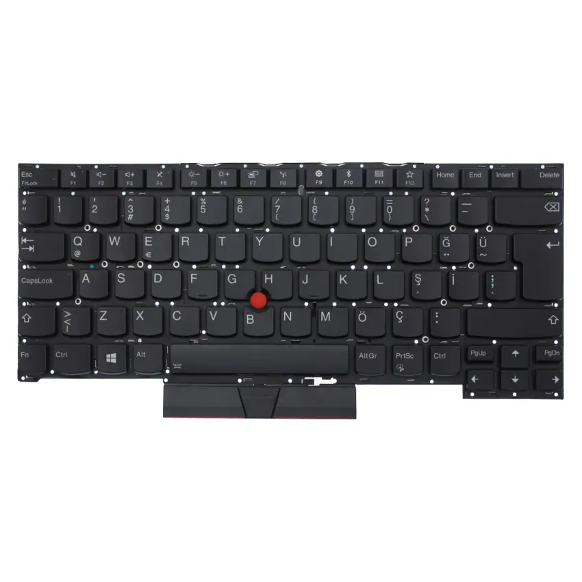 Lenovo Thinkpad 20QWN4S00X, 20QWN4S0 Uyumlu Klavye Işıklı (Siyah TR)
