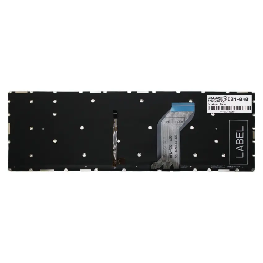 Lenovo ideaPad 80Q0000GUS Notebook Klavye Işıklı (Siyah TR)