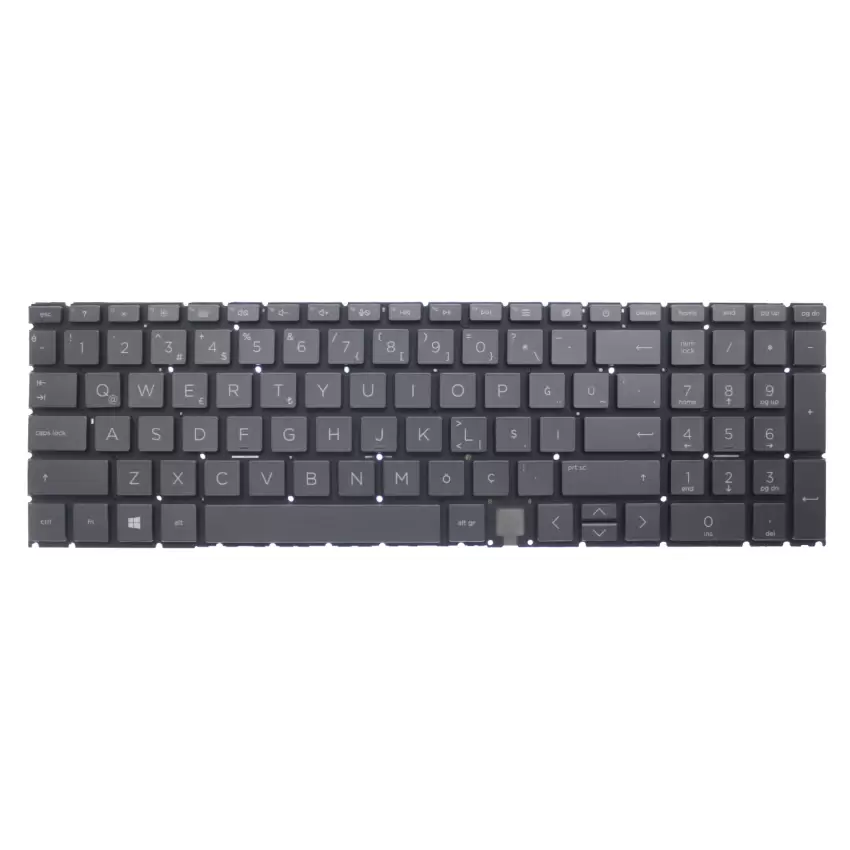 HP 15-fc0000nt (7P6B0EA) Klavye Işıklı (Siyah TR)