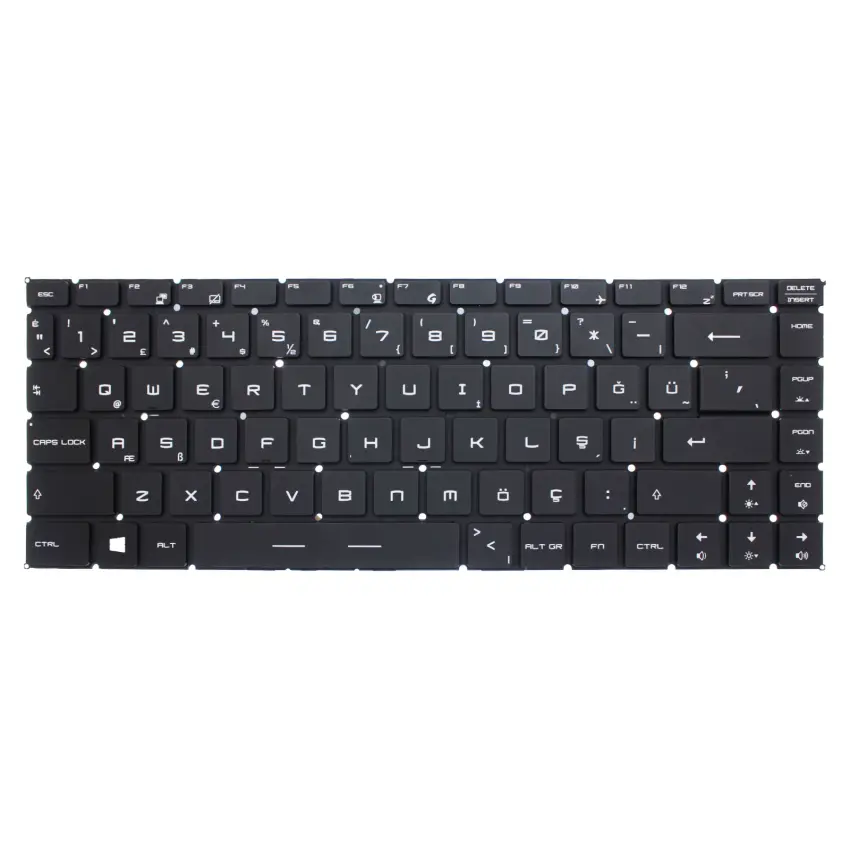 Msi NSK-FDABN Klavye Işıklı (Siyah TR)