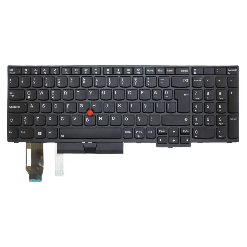 Lenovo ThinkPad 20NF001PTX, 20NBS0TA00 Klavye Işıklı (Siyah TR)