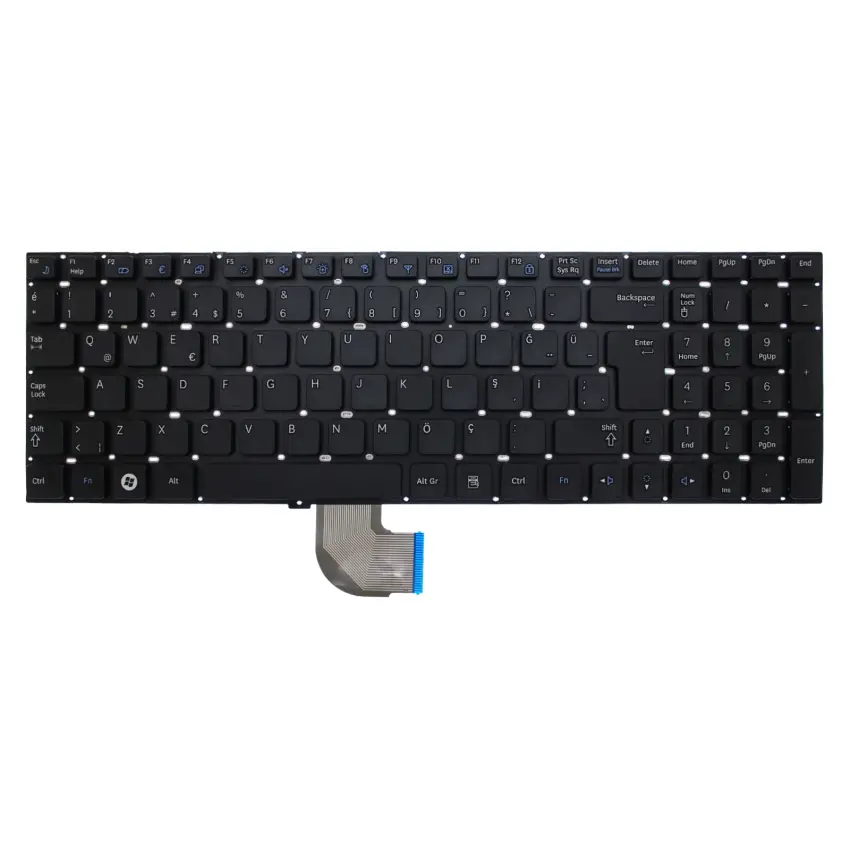 Samsung NP-SF511-S05TR, NP-SF511-S06TR Notebook Klavye (Siyah TR)