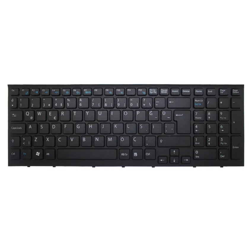 Sony Vaio VPCEH1S8E, VPCEH1S9E, VPCEH1Z1E Notebook Klavye (Siyah TR)