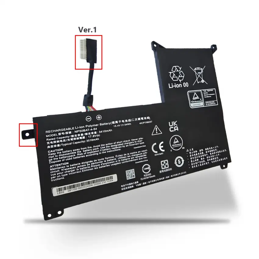 Gigabyte G5 GE-51EE263SD Notebook Batarya - Pil