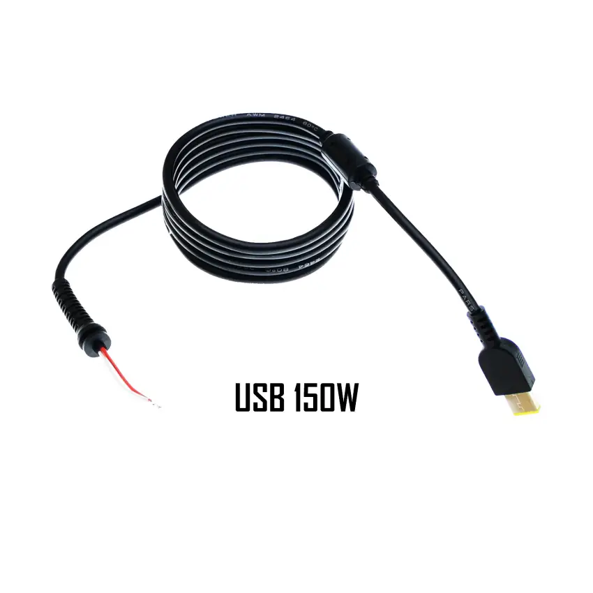 Lenovo Usb Uç 135W, 150W, 170W  Yüksek Amper Notebook - Laptop Adaptör Tamir Kablosu (Pars Power)