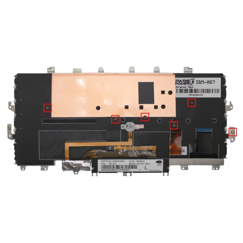 Lenovo ThinkPad X1 Yoga 20FQ005UTX Notebook Klavye Işıklı (Siyah TR)