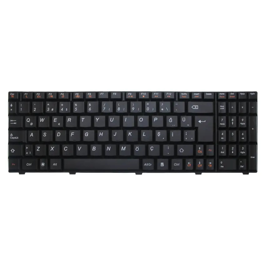 Lenovo 25009876, V-109820BK1 V-109820BS1 Notebook Klavye (Siyah TR)