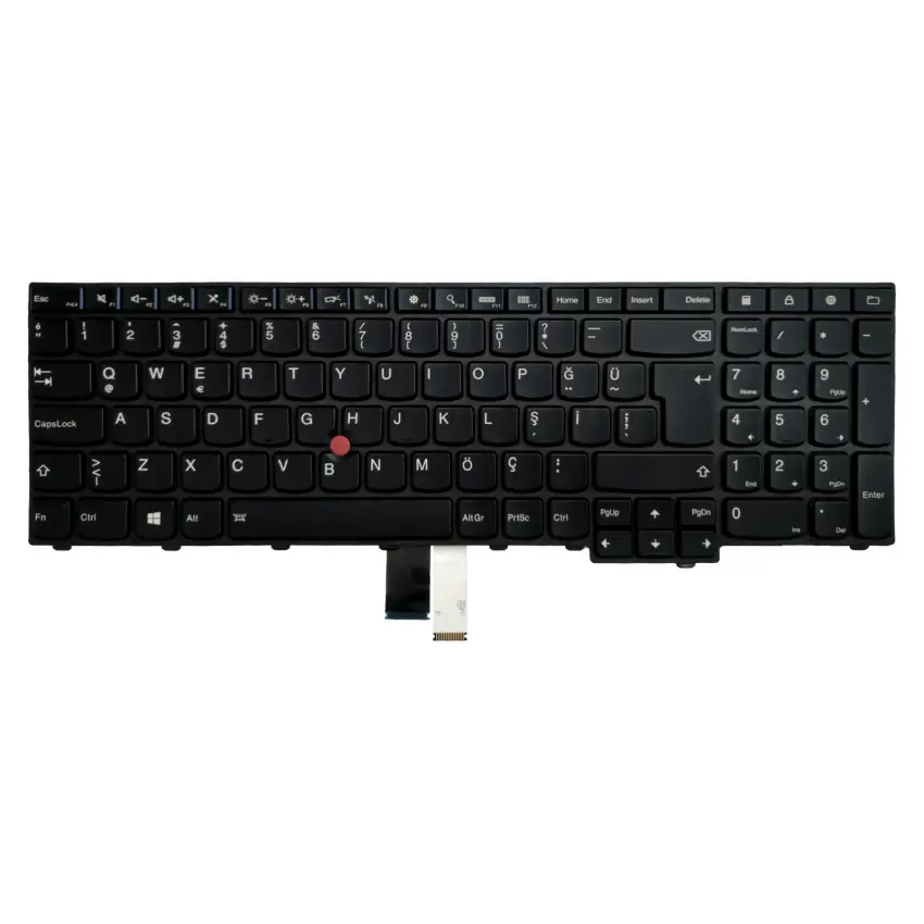 Lenovo Thinkpad W541 Notebook Klavye Işıklı (Siyah TR)