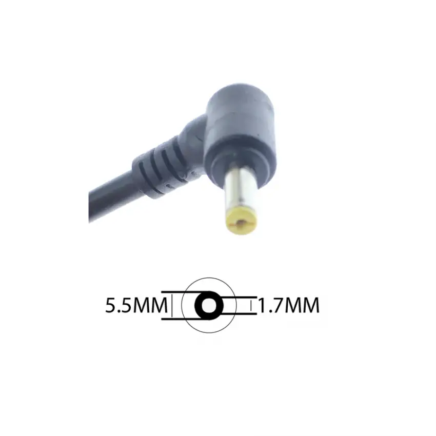 Acer 135W, 150W, 180W 5.5x1.7mm Yüksek Amper Notebook - Laptop Adaptör Tamir Kablosu (Pars Power)