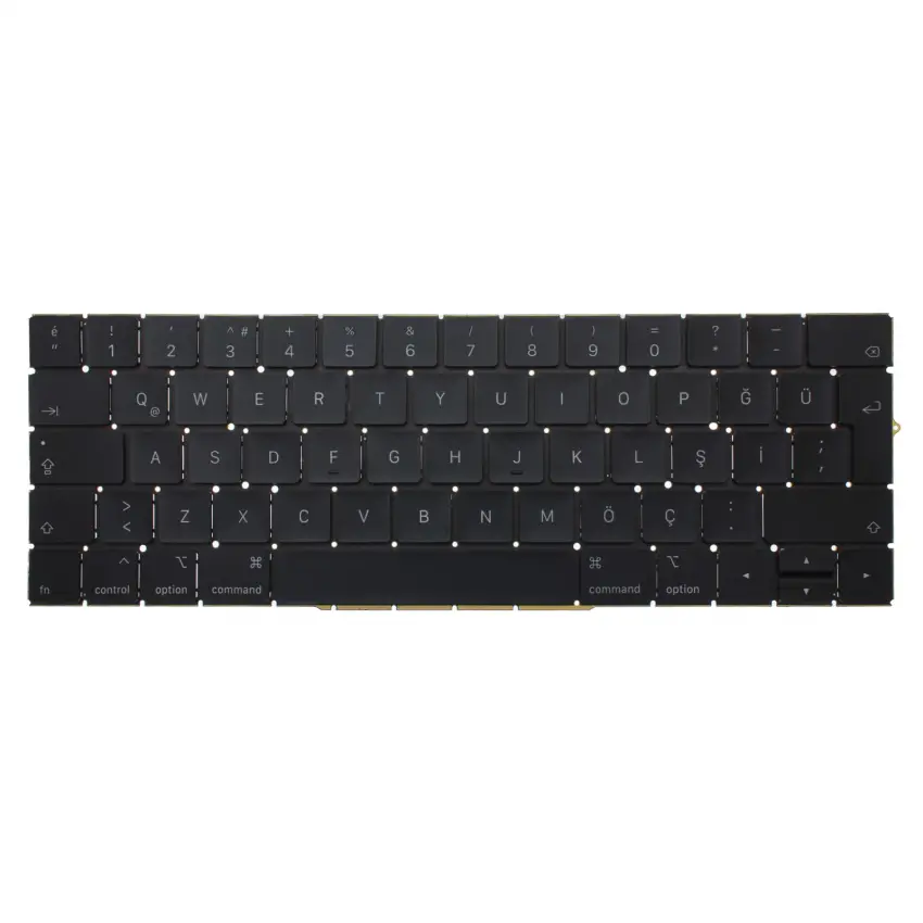 Apple MacBook Pro 13,3 A1706 2016, 2017 Klavye Siyah (TR)