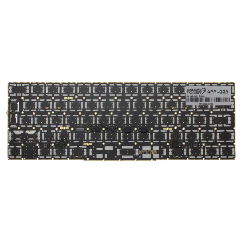 Apple MacBook Pro 13,3 A1706 2016, 2017 Klavye Siyah (TR)