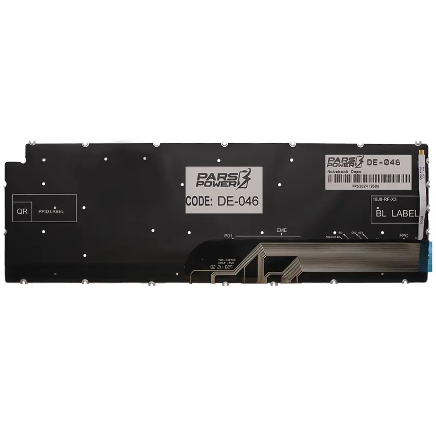 Dell Inspiron G15 5521 Serisi Klavye Işıklı (Gümüş TR)