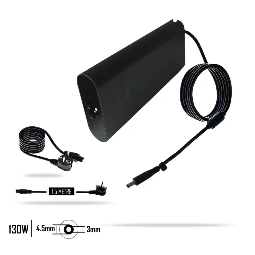Dell 130W 19.5V 6.7A 4.5x3.0mm Adaptör Şarj Aleti-Cihazı