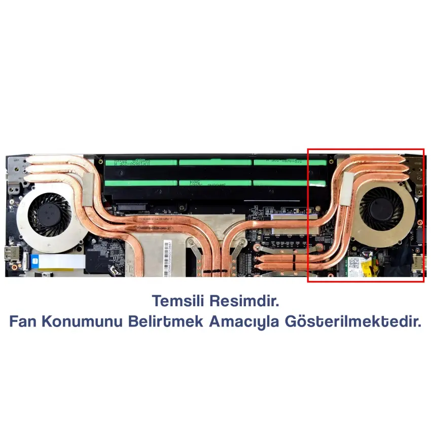 Msi GE72VR 7RF-404XTR, GL62MVR 7RFX-1048 Cpu-Gpu Fan-İşlemci Fanı
